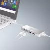 j5create JUD380 USB™ 3.0 Mini Dock, includes 1x HDMI port and 3x USB ports, Silver