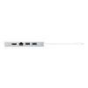 j5create JUD380 USB™ 3.0 Mini Dock, includes 1x HDMI port and 3x USB ports, Silver