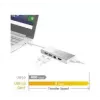 j5create JUD380 USB™ 3.0 Mini Dock, includes 1x HDMI port and 3x USB ports, Silver