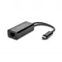 Kensington CA1100E USB-C to Ethernet Adapter, Wired, USB Type-C, Ethernet, 1000 Mbit/s, Black