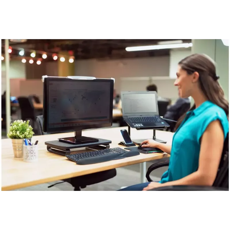 Kensington SmartFit Monitor Stand Plus for screens up to 24” - Black