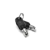 Kensington Keyed Cable Lock for Surface Pro and Surface Go, 1.8 m, Kensington, Key, Carbon steel, Black, Silver