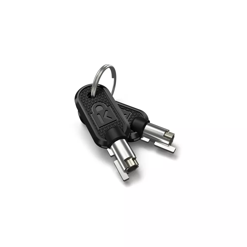 Kensington Keyed Cable Lock for Surface Pro and Surface Go, 1.8 m, Kensington, Key, Carbon steel, Black, Silver