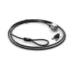 Kensington Keyed Cable Lock for Surface Pro and Surface Go, 1.8 m, Kensington, Key, Carbon steel, Black, Silver