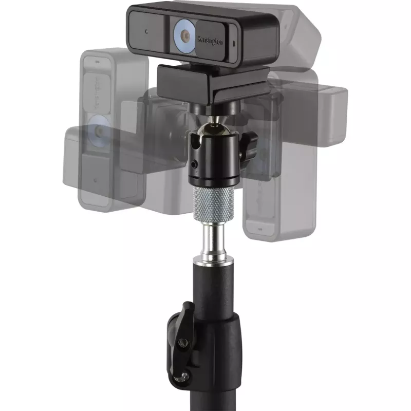 Desktop Microphone Stand Kensington A1000 Telescoping C-Clamp Stand Black