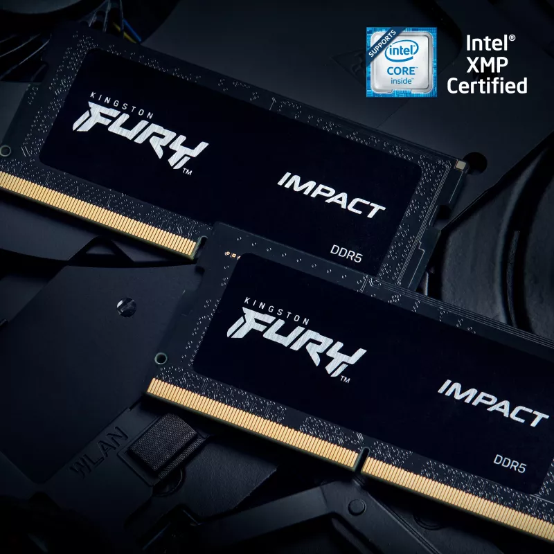 Kingston Technology FURY 16GB 4800MT/s DDR5 CL38 SODIMM (Kit of 2) Impact