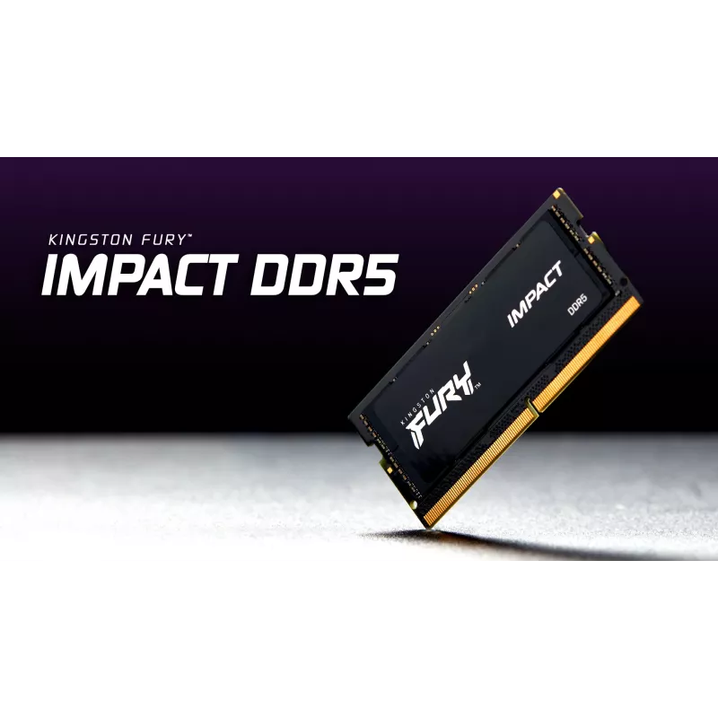 Kingston Technology FURY 16GB 4800MT/s DDR5 CL38 SODIMM (Kit of 2) Impact