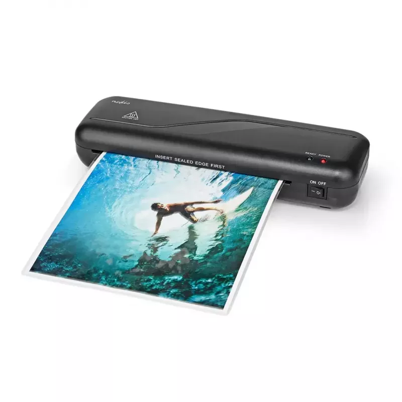 Laminator Nedis LAMI112BK4 hot laminator, 230 mm/min, black