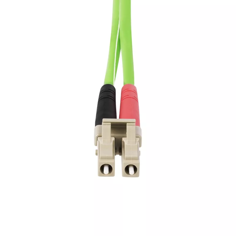 StarTech.com 7m (22.9ft) LC to LC (UPC) OM5 Multimode Fiber Optic Cable, 50/125µm Duplex LOMMF Zipcord, VCSEL, 40G/100G, LSZH Fiber Jumper Cord