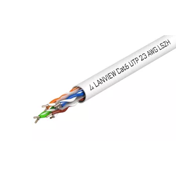 Lanview LVN122112 networking cable White 305 m Cat6 U/UTP (UTP)