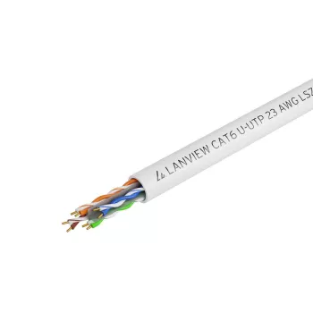 Networking Cable Lanview LVN122114 305m Cat6 U/UTP 10000 Mbit/s White