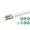 Cat6a U-FTP Dual Network Cable 4x2xAWG23 LSZH white