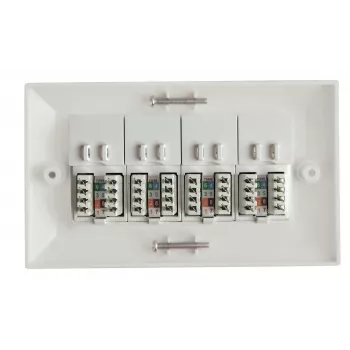 Lanview LVN126188UK-4 outlet box RJ-45 White