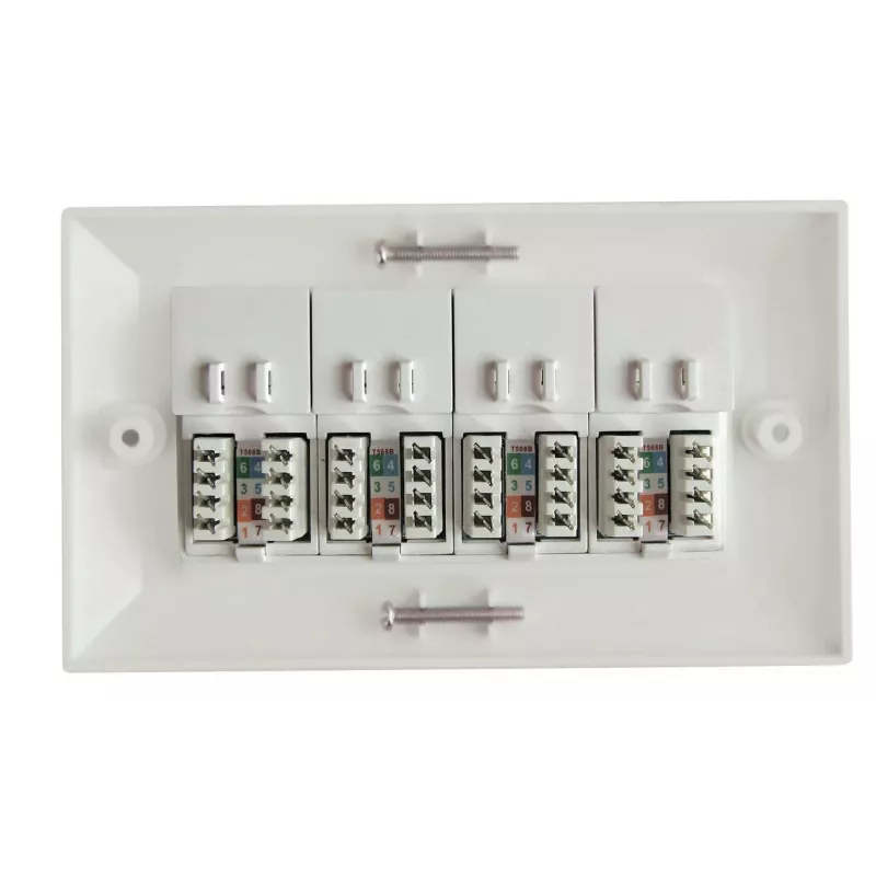 Lanview LVN126188UK-4 outlet box RJ-45 White