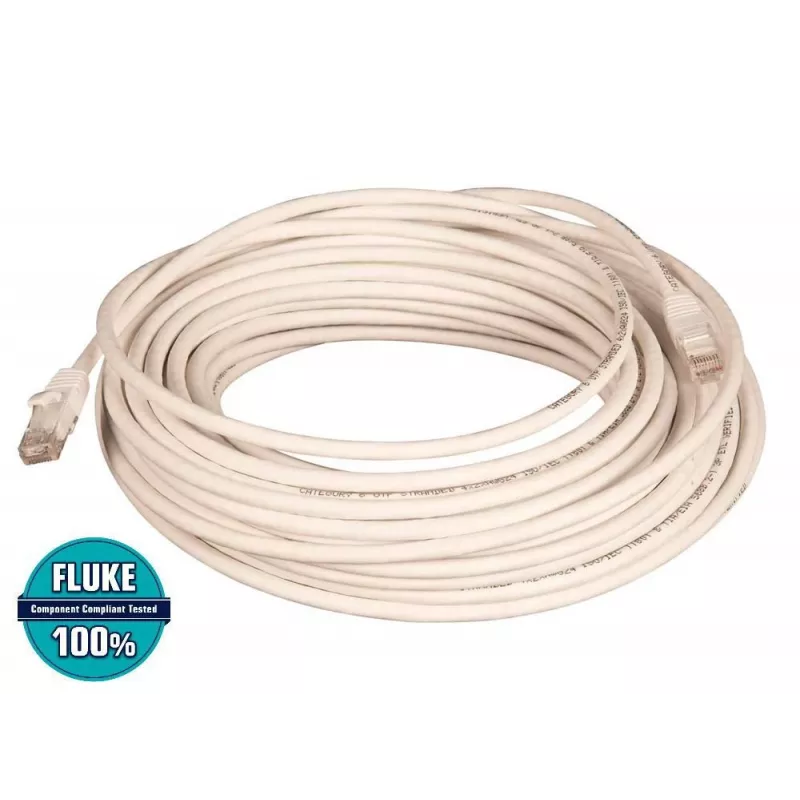 Lanview LVN147144 networking cable White 15 m Cat6 U/UTP (UTP)