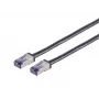 Networking cable Lanview LVN-CAT6A-FLEX-15M S/FTP Cat6a 15m Black