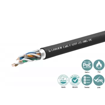 Lanview LVN-CAT6PE-FUTP-305M networking cable Cat6 F/UTP (FTP)
