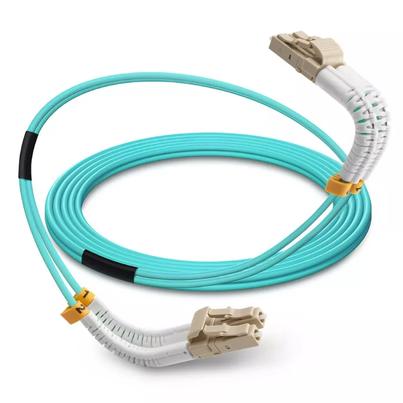 Lanview LVO231301-FLEX InfiniBand/fibre optic cable 2 m LC LC/LC Aqua colour