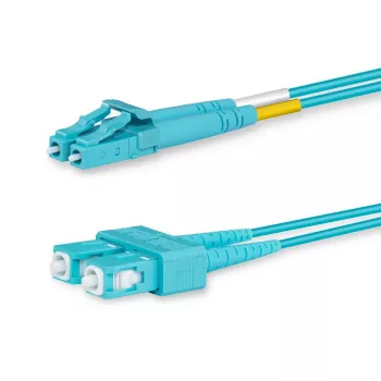Lanview LVO231303 InfiniBand/fibre optic cable 2 m 2x LC 2x SC Aqua colour