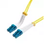 Lanview LVO2314005-FLEX InfiniBand/fibre optic cable 0.5 m LC LC/LC Yellow