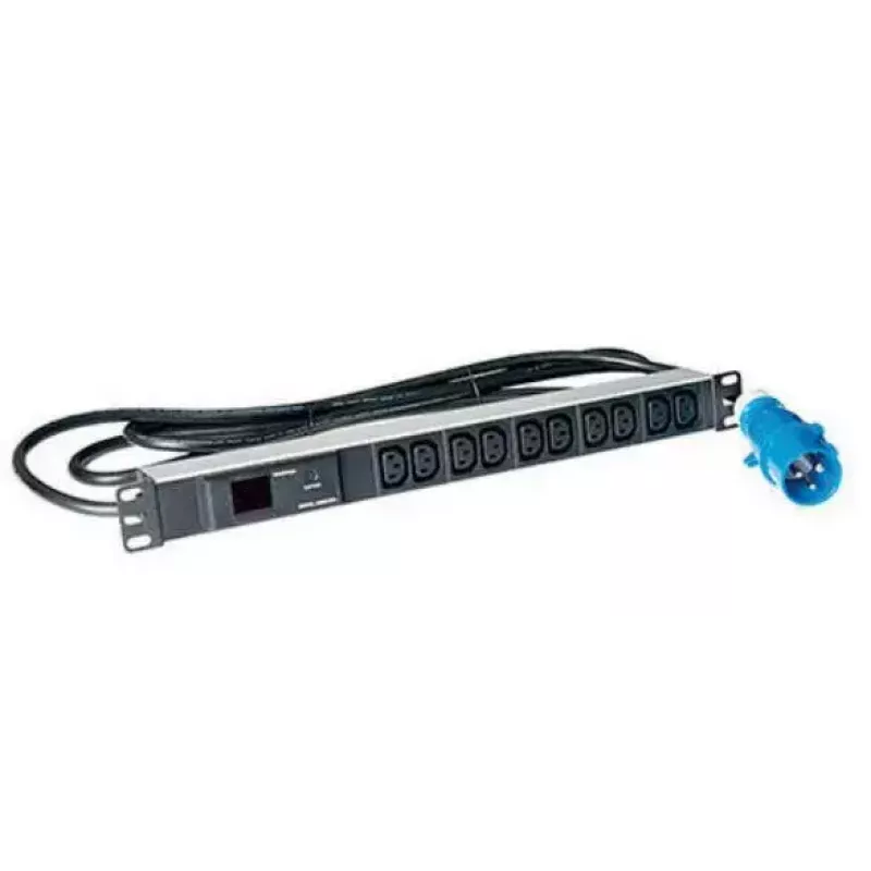 Lanview LVR261877 power distribution unit (PDU) 10 AC outlet(s) 1U Black