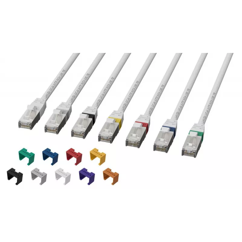 Colour coding clip Lanview LVT-SC-B Blue Plastic 20 pcs