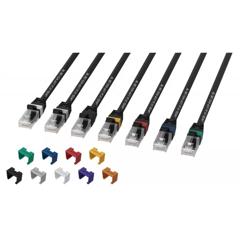 Networking Cable Lanview LV-UTP6A015B Connector S/FTP 1.5m Black