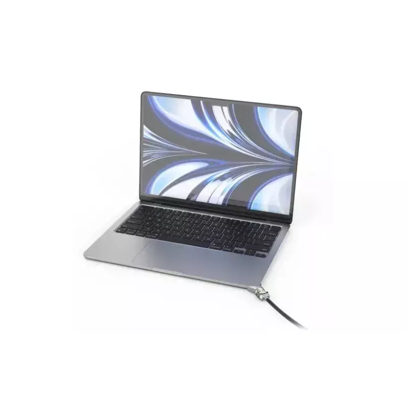 Compulocks Ledge for MacBook Air 13 inch M2 and M3 with Keyed Lock Silver