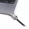 Compulocks Ledge for MacBook Air 13 inch M2 and M3 with Keyed Lock Silver