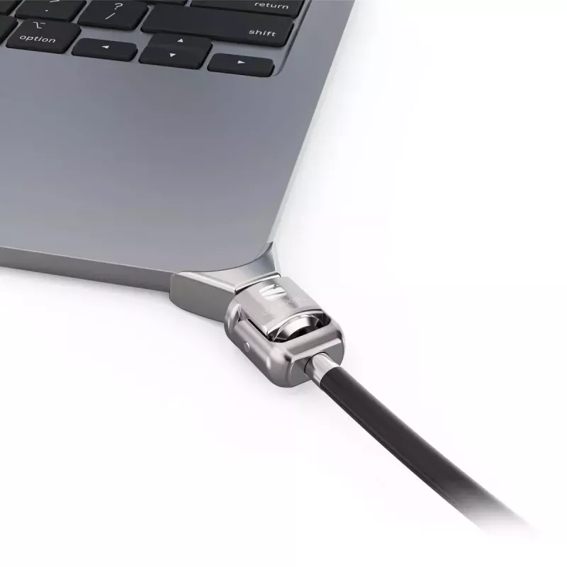 Compulocks Ledge for MacBook Air 13 inch M2 and M3 with Keyed Lock Silver