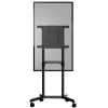 StarTech.com Mobile TV Cart - Portable Rolling TV Stand for 37-70 inch VESA Display (154lb/70kg) - TV Stand w/Shelf & Storage Compartment - Rotate/Tilt Display - Universal TV Mount on Wheels