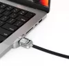 Compulocks Ledge Lock Adapter for MacBook Pro 14 inch M1 M2 M3 Keyed Cable Lock Silver