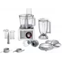 Food processor Bosch MC812S814, 1250 W, 3.9 L bowl, stainless steel/white, variable speed, rotary control