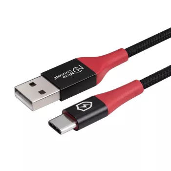 Microconnect MC-AUSBC-SC USB cable 1.5 m USB A USB C Black