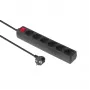 Microconnect MC-GRU00615BS power extension 1.5 m 6 AC outlet(s) Indoor Black