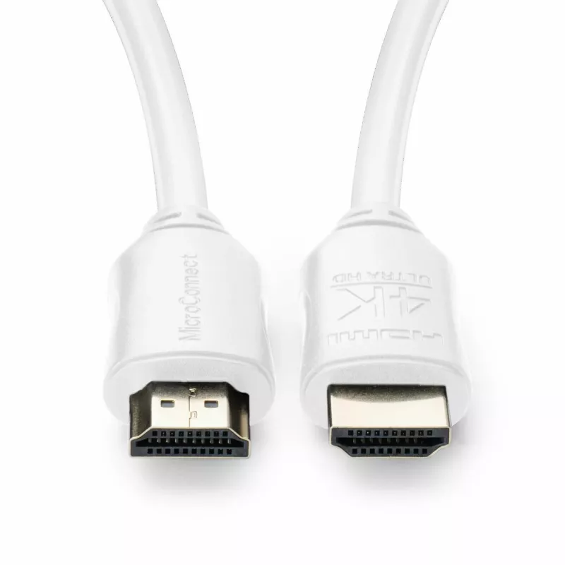 HDMI cable Microconnect MC-HDM19192V2.0WH 2m 18Gbit/s White