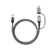 Microconnect CAT6 RJ45 FTP to USB A-C adapter cable, 2 meter network adapter