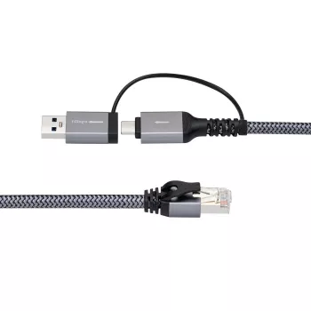 Microconnect CAT6 RJ45 FTP to USB A-C adapter cable, 3 meter network adapter