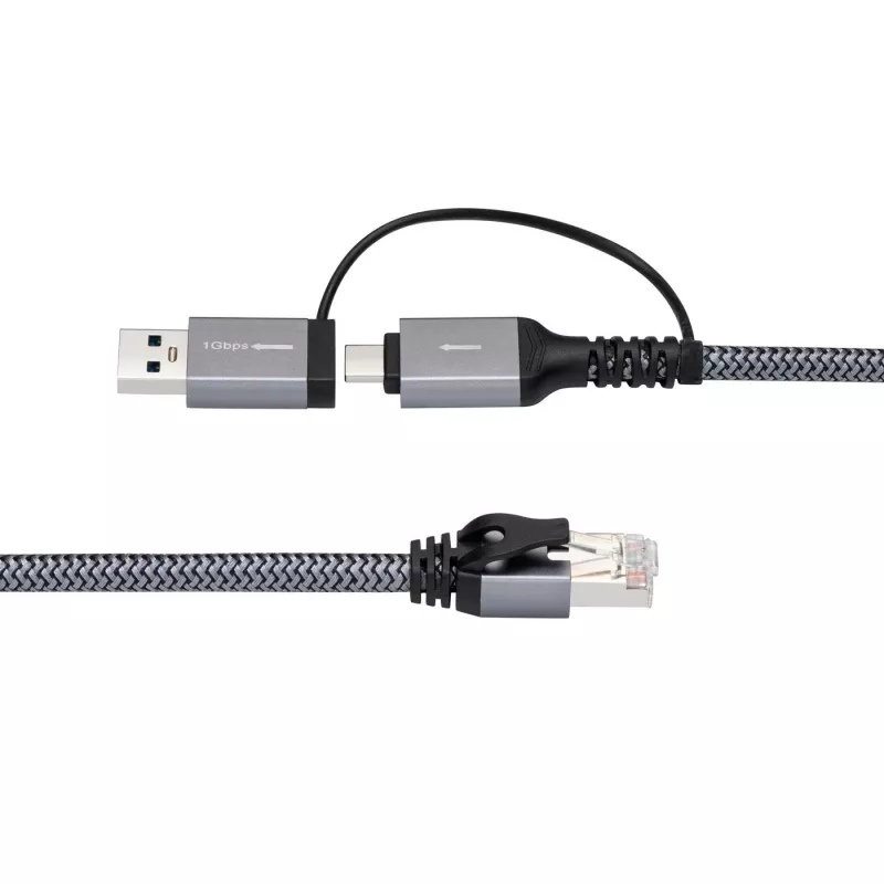 Microconnect CAT6 RJ45 FTP to USB A-C adapter cable, 3 meter network adapter