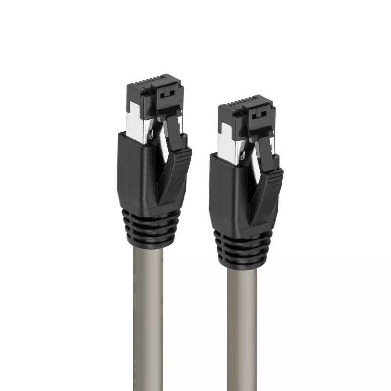 Microconnect MC-SFTP80025 networking cable Grey 0.25 m Cat8.1 S/FTP (S-STP)
