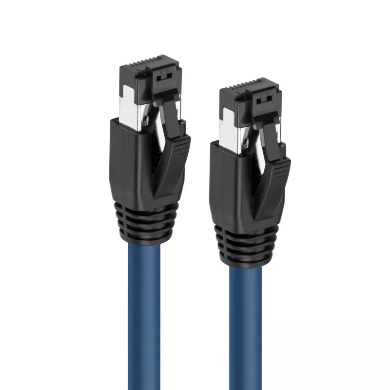 Microconnect MC-SFTP8010B networking cable Blue 10 m Cat8.1 S/FTP (S-STP)