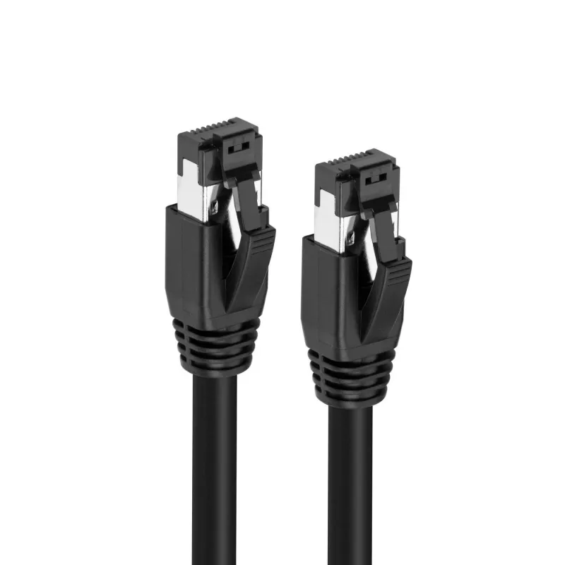 Microconnect MC-SFTP801S networking cable Black 1 m Cat8.1 S/FTP (S-STP)