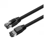 Microconnect MC-SFTP802S networking cable Black 2 m Cat8.1 S/FTP (S-STP)
