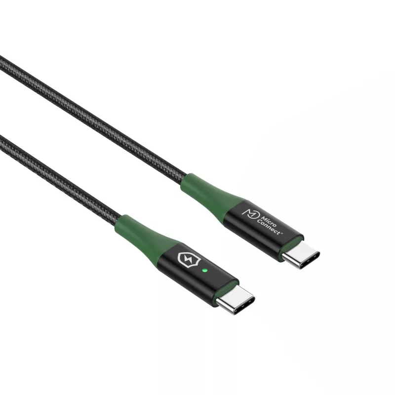 Microconnect MC-SMART USB-C-C-02 USB cable USB 2.0 2 m USB C Black, Green
