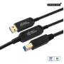 Microconnect MC-USB3.0AB15OP USB cable USB 3.2 Gen 2 (3.1 Gen 2) 15 m USB A USB B Black
