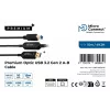 Microconnect MC-USB3.0AB15OP USB cable USB 3.2 Gen 2 (3.1 Gen 2) 15 m USB A USB B Black