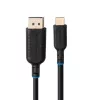 Video Cable Adapter MicroConnect MC-USBCDP05 0.5m USB Type-C to DisplayPort Black