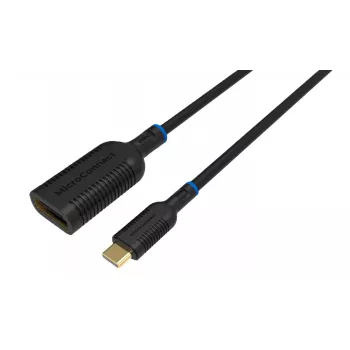 Video Cable Adapter Microconnect MC-USBCDP-A 0.2m USB Type-C to DisplayPort Black