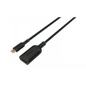 Video Cable Adapter Microconnect MC-USBCDP-A 0.2m USB Type-C to DisplayPort Black