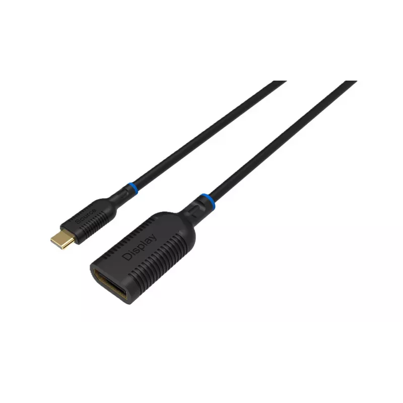 Video Cable Adapter Microconnect MC-USBCDP-A 0.2m USB Type-C to DisplayPort Black